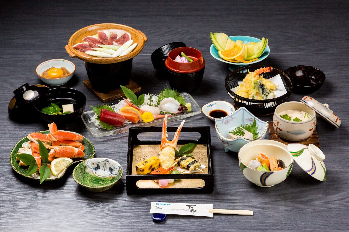 会席料理の一例